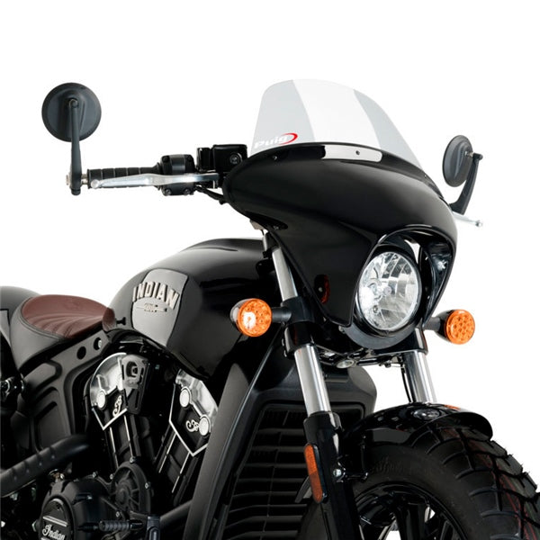 PUIG WINDSHIELD BATWING SML CLR INDIAN 21585W