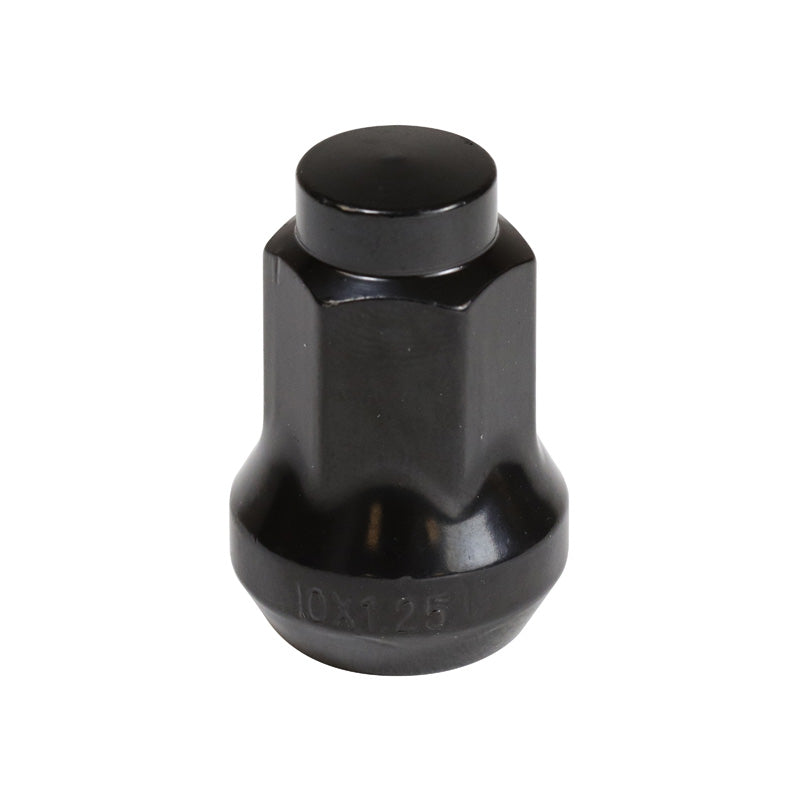 TOXIC WHEEL NUT M10X1.25 BLACK HEX HEAD 14MM 3632014