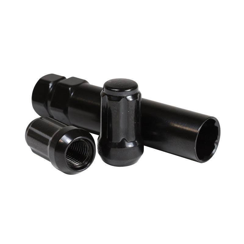 TOXIC WHEEL NUT M12X1.50 BLACK (BOX/16) + SOCKET 3632017