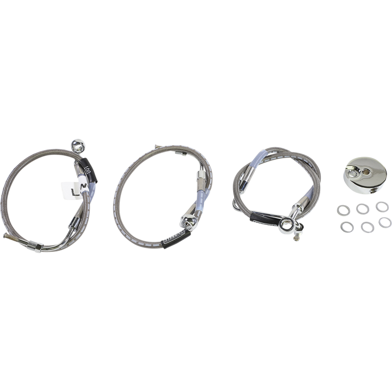 RUSSELL 84-08 FLT/C FLHT/C FRONT BRK LINE KT S/S R08731DS