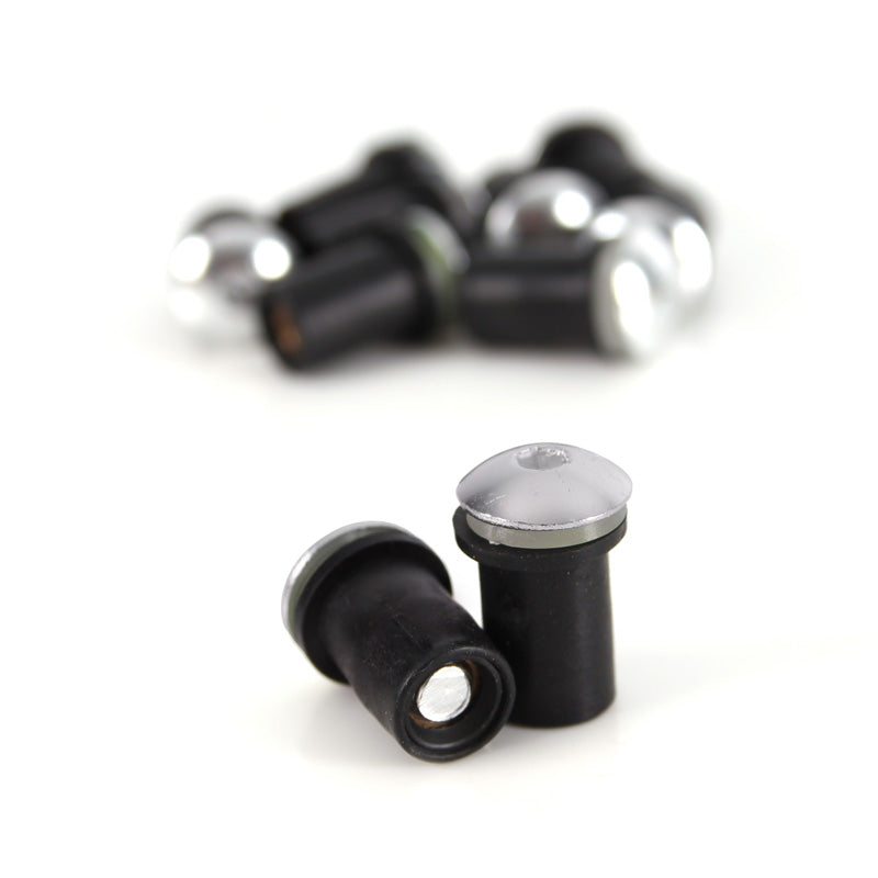 ITL SILVER WINDSCREEN BOLT KIT W/WELLNUT 3650241