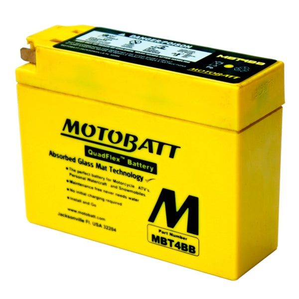 MOTOBATT MBT4BB BATTERY QUADFLEX MOTOBATT MBT4BB
