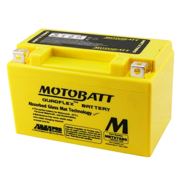 MOTOBATT MBTX7ABS BATTERY QUADFLEX MOTOBATT MBTX7ABS