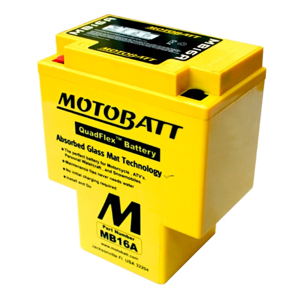 MOTOBATT MB16A BATTERY QUADFLEX MOTOBATT MB16A