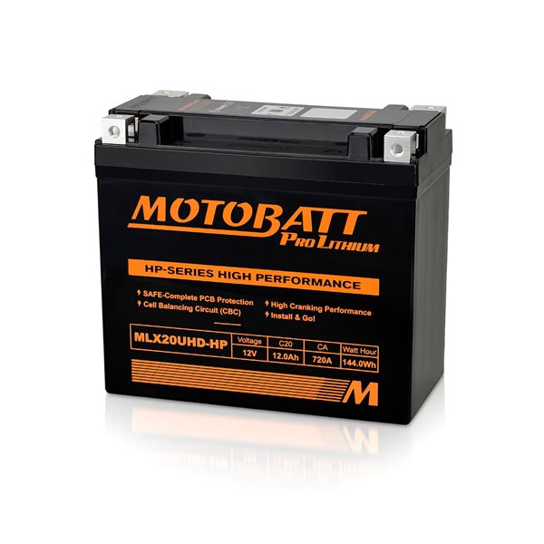 MOTOBATT MLX20UHD-HP BATTERY PRO LITHIUM MOTOBATT MLX20UHD-HP