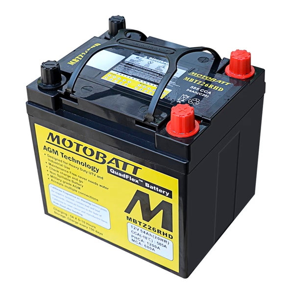 MOTOBATT MBTZ26RHD BATTERY QUADFLEX MOTOBATT MBTZ26RHD