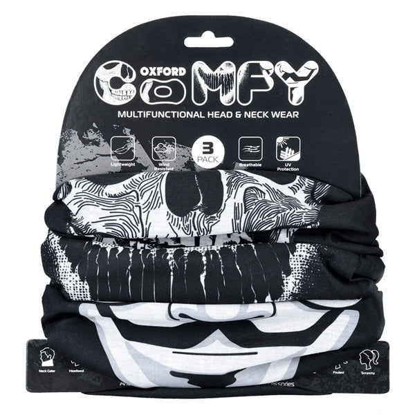 OXFORD PRODUCTS COMFY MASKS QTY3 OXFORD NW147