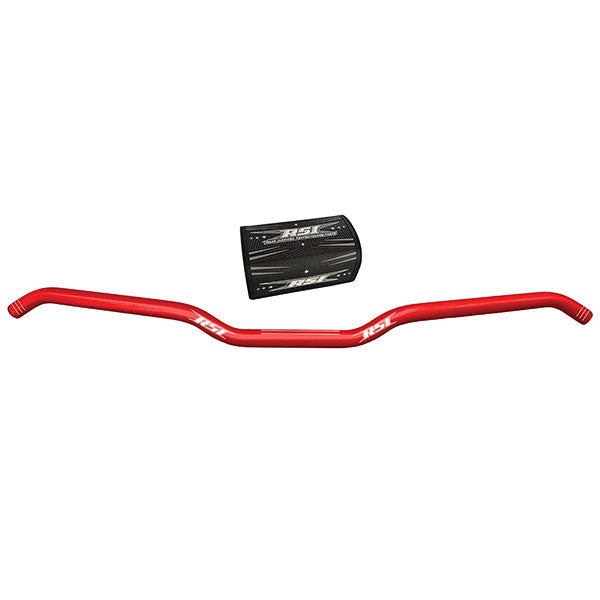 RSI HUSTLER FULL 7/8 ALUMINUM HANDLEBAR RACE RED T6-10R-RR