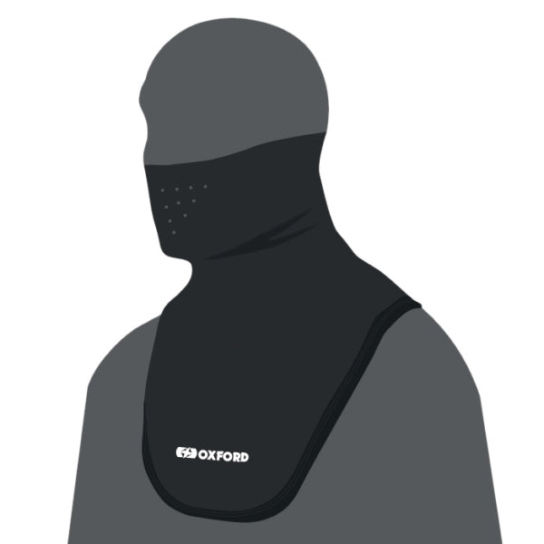 OXFORD PRODUCTS NECK WARMER DELUXE MICRO FIBRE BK CA135