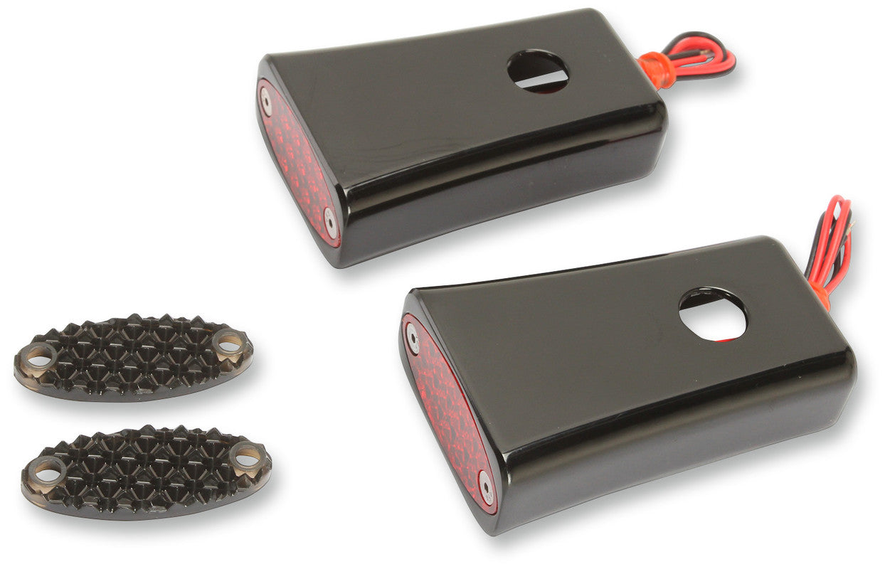 PRO-ONE PERF.MFG. 04-16 XL FENDER STRUT MRKR RED BLK 909106BR
