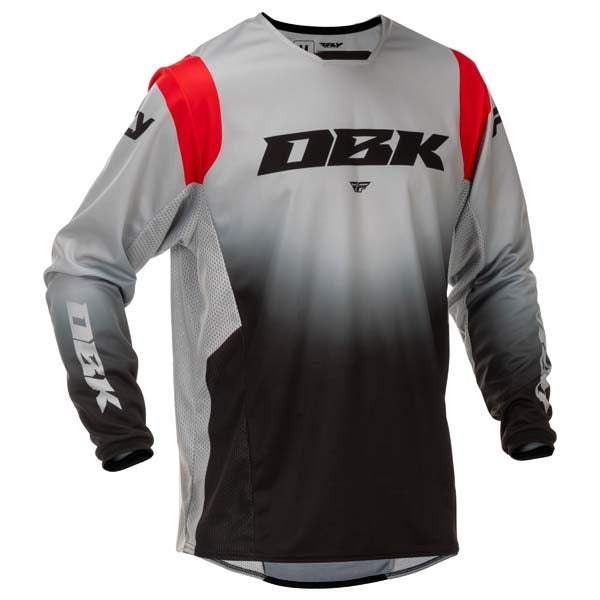 FLY KINETIC DBK JERSEY GREY/BLACK/RED MEDIUM 379-520M