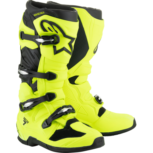ALPINESTARS BOOT TECH 7(25) YEL FLUO BK 10 2012025-551-10