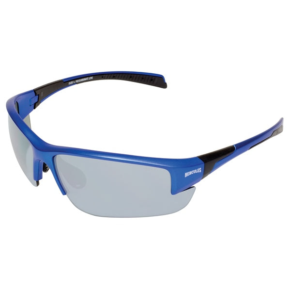 GLOBALVISION SUNGLASSES HERCULE 7 BL LENS MIRROR HERC 7 BLUE MET FM