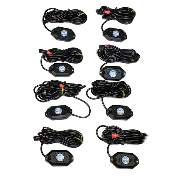 QUAKELED ROCK LIGHT RGB 8 PCS QUAKELED QTL924