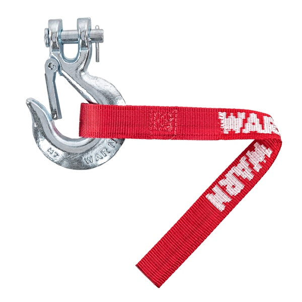WARN WINCH HOOK 5/16" W/SPRING & SAFETY STRAP 39557