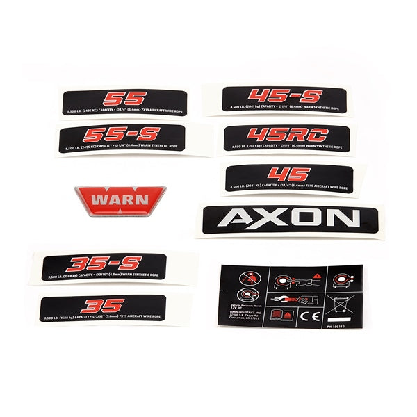 WARN LABEL AXON WARN 100987