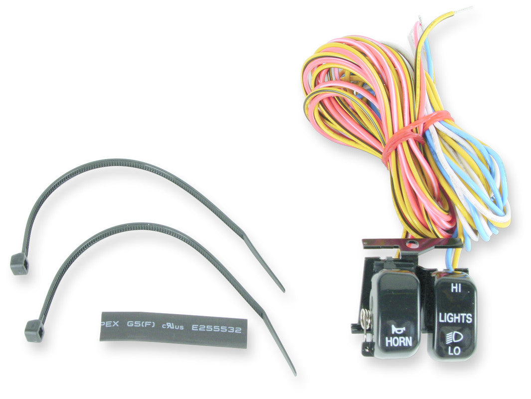 DRAG SPECIALTIES 96-13 BLK DIMMER/HORN SWITCHES 2106-0086