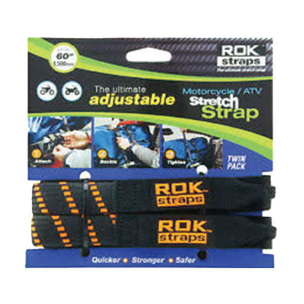 ROK MOTORSPORT / ATV STRAPS 1"X60" ORANGE ROK00031