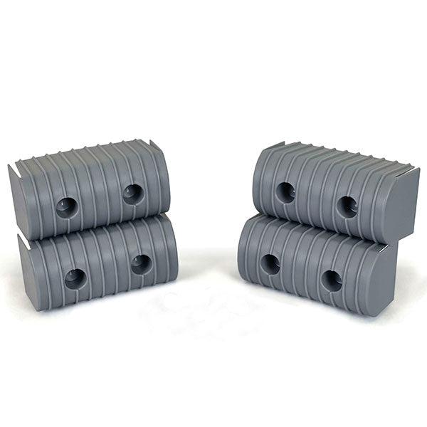 CALIBER BUNKWRAP ENDCAPS 24 CT. BOX 2"X4" GREY 23072