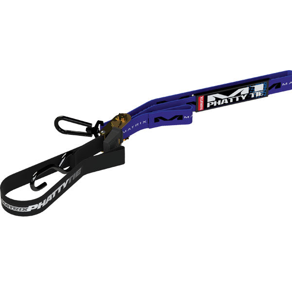 MATRIX M1 PHATTY RATCHET TIE-DOWN STRAPS BLUE M1 703