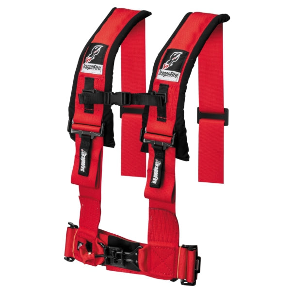 DRAGON FIRE RACING HARNESS 4 PT 3" RD 521355