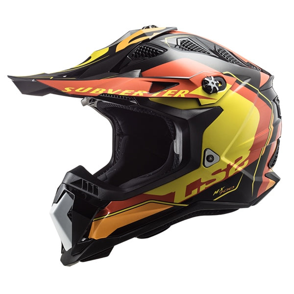 LS2 HELM SUBVERTER EVO ARCHED BK/YE/OG S 700-1182