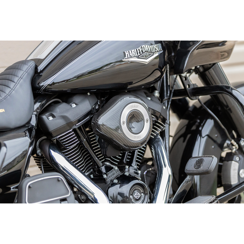 S&S CYCLE S&S TEAR DROP AIR CLEANER CARBON FIBER COVER 170-0501