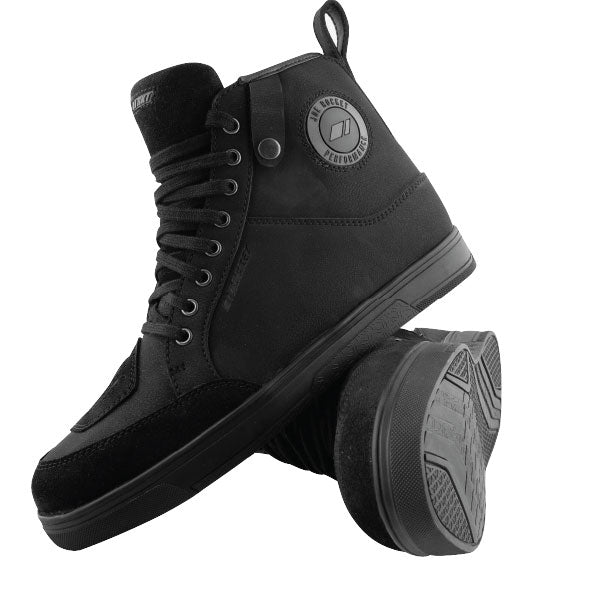 JOE ROCKET MENS MISSION MOTO SHOE 9 BLACK 4-006609