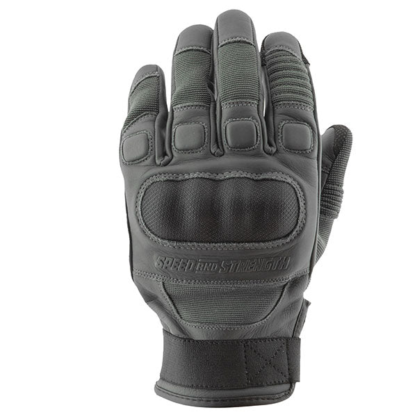 SPEED & STRENGTH DOGS OF WAR GLOVE CHARCOAL MEDIUM SSC25150-7