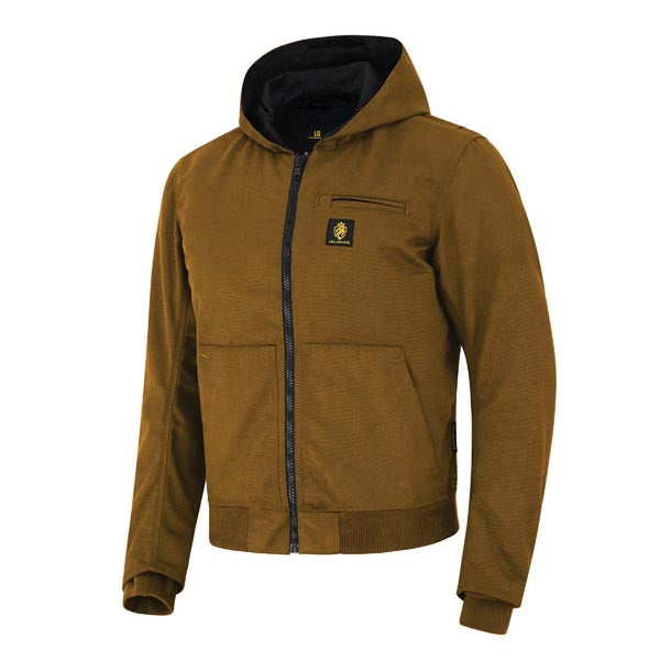 HELGRADE NORRIS WAXED CANVAS JACKET BROWN 2XL 8-020216