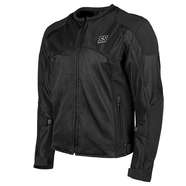 SPEED AND STRENGTH MEN'S MIDNIGHT EXPRESS MESH MOTORCYCLE JACKET 4XL BLACK 880061