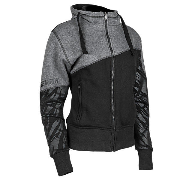 SPEED AND STRENGTH CAT OUTA HELL 2.0 WOMENS ARMOURED HOODY SMALL GREY 884441