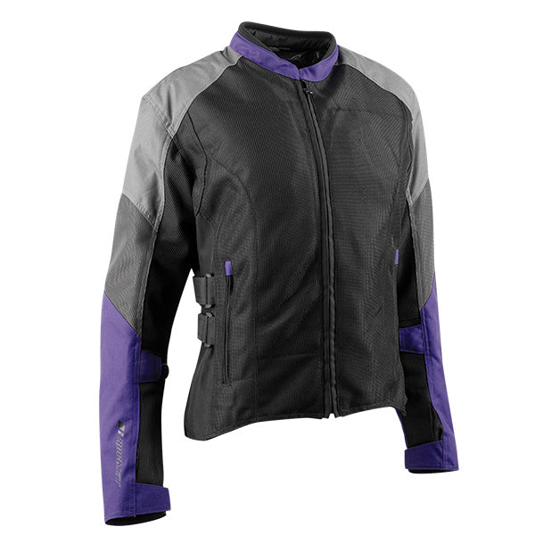 JRC WOMEN'S CLEO 14.0 MESH JACKET XS - PURPLE/GREY 4-644743