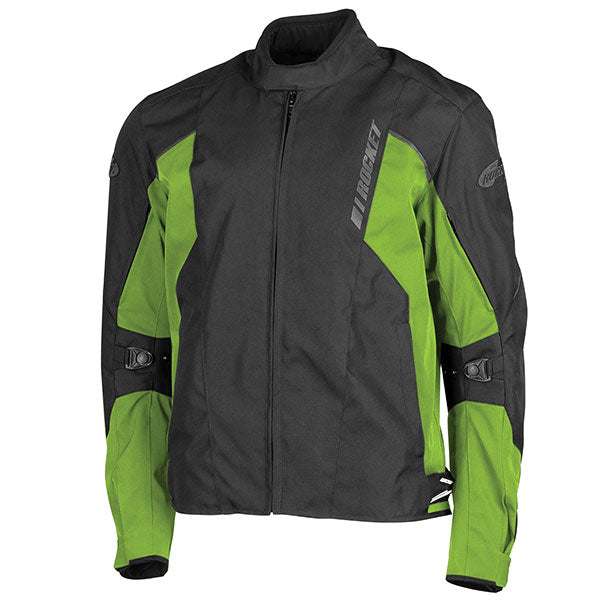 JOE ROCKET ATOMIC 2.0 TEXTILE JACKET SMALL BLACK/GREEN JRC22111-26