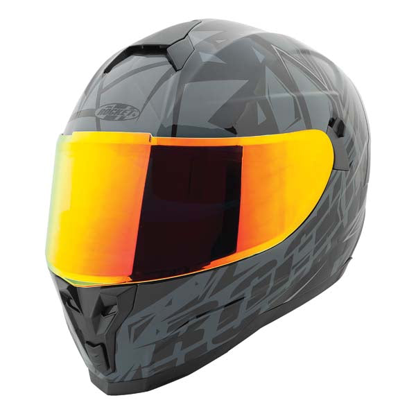 JOE ROCKET RKT 200 SERIES HARDCORE CANADIAN HELMET GREY LARGE JRC26184-10