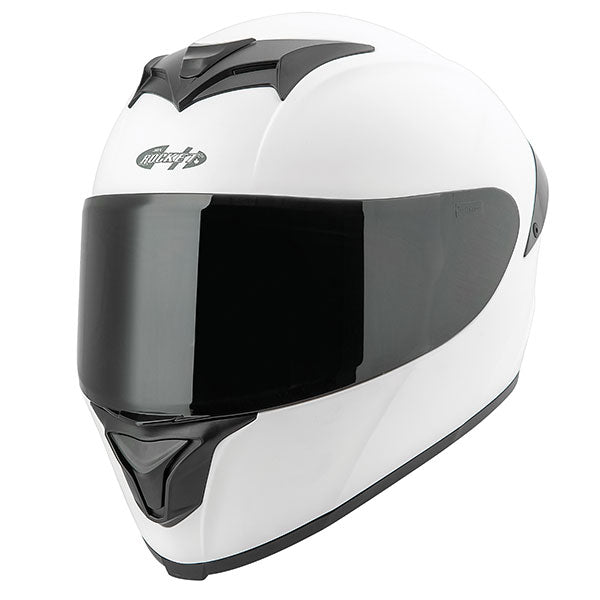 JOE ROCKET RKT 100-SERIES FULL FACE HELMET MEDIUM MATTE WHITE JRC23180-12