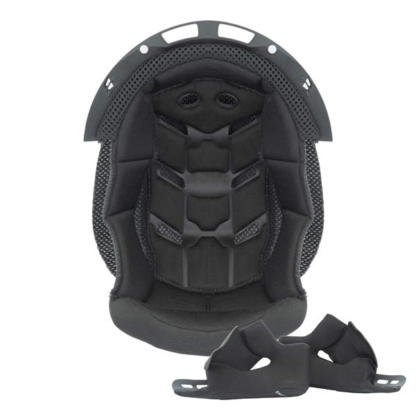 JOE ROCKET RKT240 HELMET REPLACEMENT LINER KIT (TOP+CHEEKS) BLACK LARGE JRC251820-17