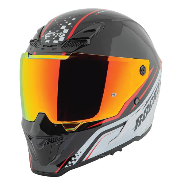 JOE ROCKET RKT 240-SERIES SPEEDMASTER FULL FACE HELMET GLOSS WHITE SMALL JRC27183-2