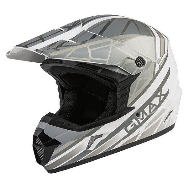 MEGA MX46 MX HELMET XS SILVER/WHITE D3461203