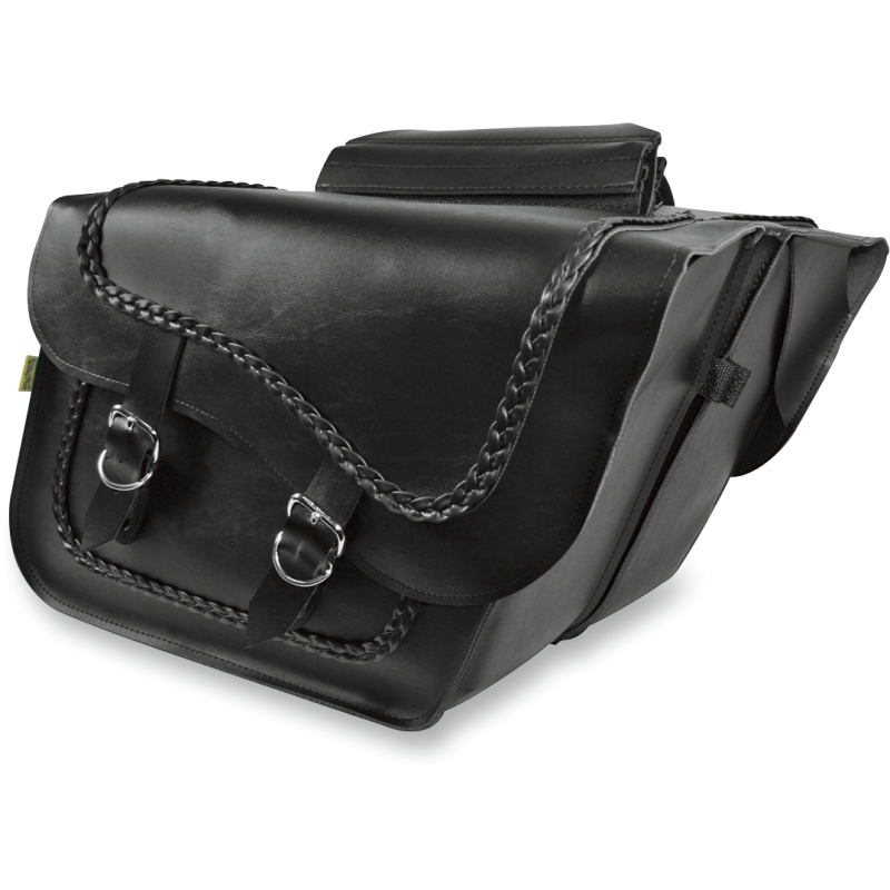 WILLIE & MAX LUGGAGE SADDLEBAG BRAIDED FLEETSIDE SLANT 58709-20