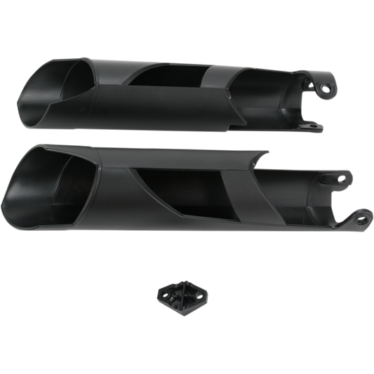 ACERBIS LWR FORK CVR SET- SX/EXC/XC:08-10 BLACK 2113750001