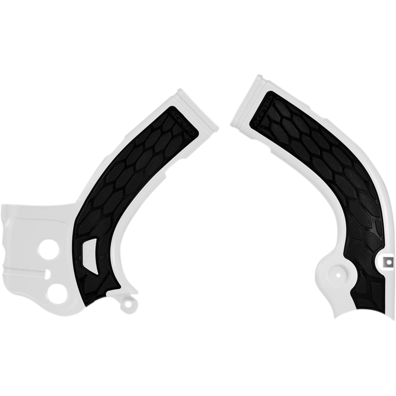 ACERBIS FRAME GUARDS- X-GRIP KX450F:09-18 SILVER/BLACK 2374271015