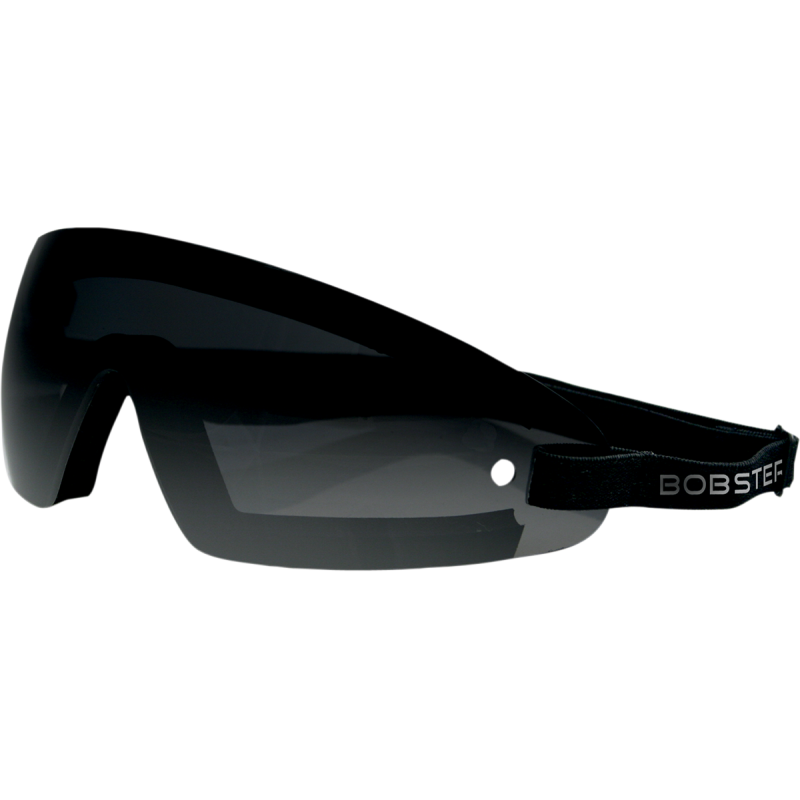 BOBSTER WRAP AROUND BLACK FRAME SMOKED LENS BW201