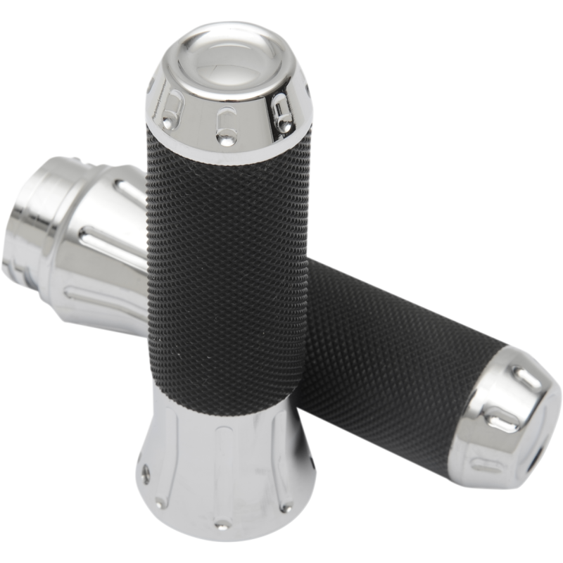 DRAG SPECIALTIES GRIPS COBRA CHROME 354120