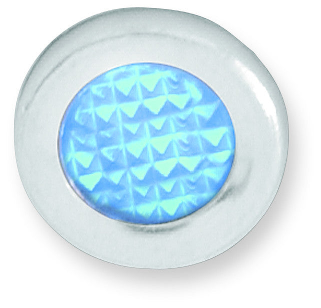 DRAG SPECIALTIES INDICATOR LIGHT W/ BEZEL BLUE (EA) 2212-0109