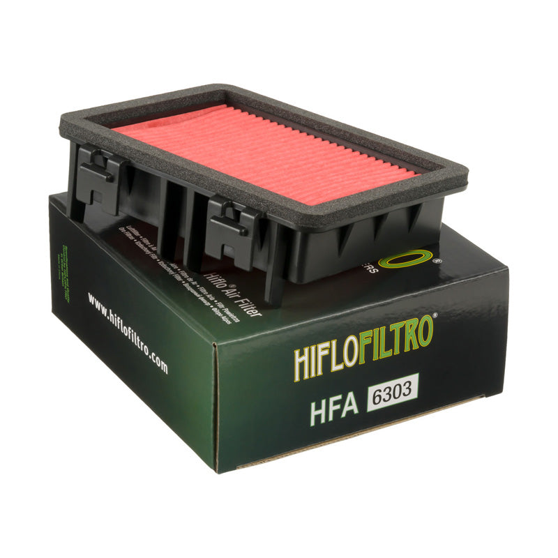 HI FLO AIR FILTER KTM DUKE 390 17-19/HUSQ 401 VIT/SVART 93006015000