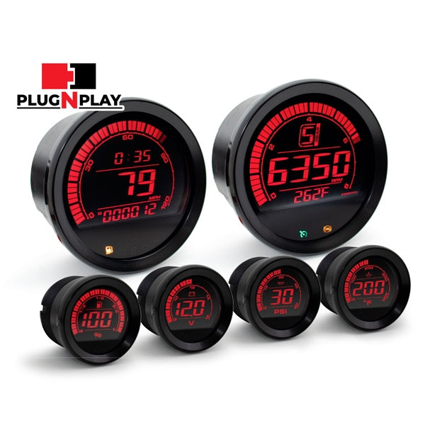 KOSO GAUGE LCD HD-02 KIT BK HARLEY KOSO BA050907