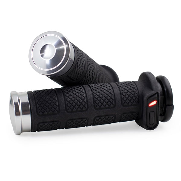 KOSO HEATED GRIP TITAN II ELECT THROTTLE CH AX2084L1-C