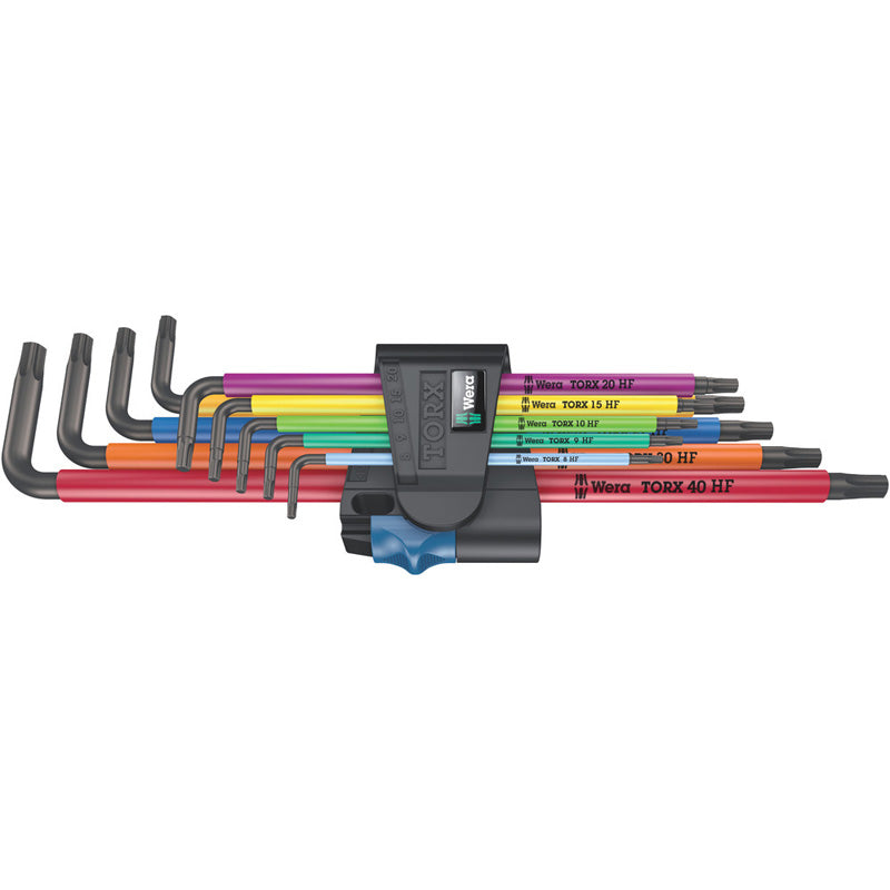 WERA TORX MULTICOLOUR L-KEY SET WITH HOLDING FUNCTION 05024470001