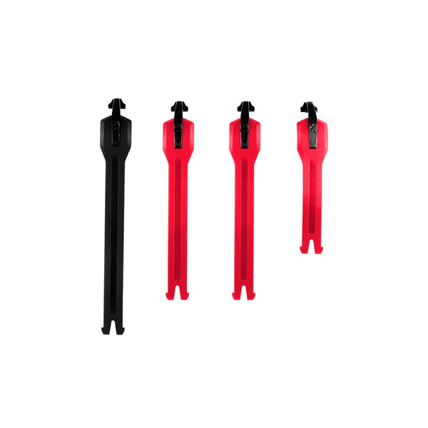 LEATT STRAP KIT 4.5 BK/RD QTY3 LEATT 3022060610